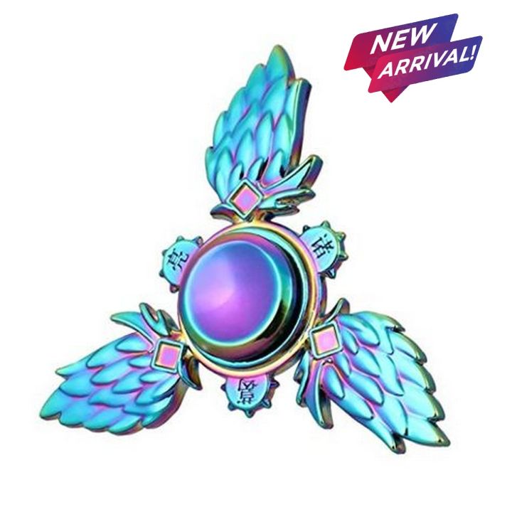 Flower Rainbow Metal Fidget Spinner