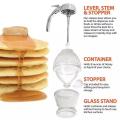 Honey Chocolate Maple Syrup Dispenser Distributor Press Type Syrup Viscous Liquid Squeezer Juice Bottle Extrude for Home and Restaurant - Transparent 200 ml. 