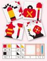 Toy Bricks Puzzle - Puzzle Series Traffic / Fire / Space. 