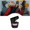 Halloween supplies Tokyo Ghoul Kaneki Ken 3D PU Leather Mask Cosplay Mask 3D One-eyed Mask Halloween mask. 