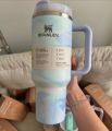 Stanley-Quencher H2.0 Flowstate Stainless Steel 40oz, 1.18L Vacuum Insulated Cup, Tumbler Mug with Lid and Straw Suitable For Hot and Cold Both Car Mug Travel Cup Insulated. 