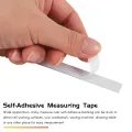 4 Pieces Self-Adhesive Measuring Tape,Steel Ruler for Measuring. 