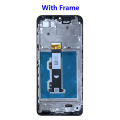 LCD With Frame For Motorola Moto E22 E22i Display Touch Screen Digitizer Assembly Replacement Parts. 