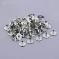 100 Pieces Metal Candle Wick Sustainers Tabs Base for Candle Making 20x4mm. 