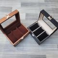 3 Slots Watch Organizer Box 3 Grid Watch Box Smart Watch Storage Case. 