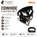 Cowhide leather belt. 