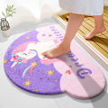 Kawaii Rug for Home Bath Living Room Floor Stair Kitchen Non-Slip Rainbow Gamer Unicorn Welcome Entrance Doormats Carpets. 