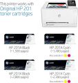 HP Laserjet Pro M252dw Wireless Duplex Color Printer Certified Reconditioned by Asian Traders with Returned warranty. 