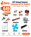 DIY School Science Experiment Kit for Students | STEM Science & Technology Project Set | Educational Learning Toy for Kids School Projects. 