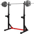 Barbell Rack Squat Rack High Quality Home Gym Equipment Bench Stand Barbell Weight Stand For Weight Lifting Chin Up Exercise Self Trainer - Black. 