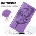 lthmy for Nokia C31 Butterfly PU Leather Flip Wallet Card Slots with Hand Strap Stand Cover case. 