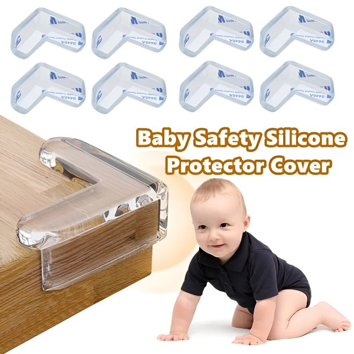 Baby Safety Essential - Silicone Corner Guards for Childproofing Tables