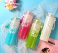 Water Bottle, Frosted Glass/Plastic Keeps Water Cold and Hot for Hours, Water bottle for Girls, Boys, Kids, Easy to Carry for Traveling, Walking, Hiking, School, Gym etc, 500ml.. 