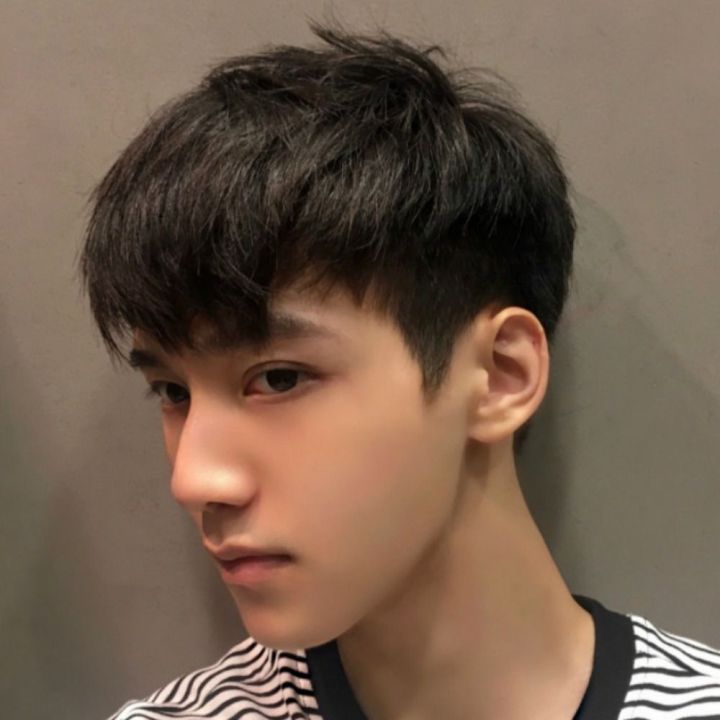 Fashion Short Men Wigs Heat Resistant Fiber Invisible Hair Extensions Male Wigs Handsome Breathable Synthetic Straight Wig Party