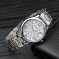 【ETOP】  Brand 3 Eyes  Geneva Casual Quartz Watch Women Stainless Steel Dress Wristwatch Relogio Feminino Ladies Clock Hot S. 