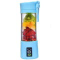 USB Rechargeable Juicer Blender 6 Blades Electric Blender Mini Portable Personal Size Juicer Cup USB Rechargeable Mixer 380ml Food Grade Water Bottle Portable Fruit Juicer Machine - josar machine mini-single juicer machine-shaker machine. 