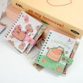 Mini Portable Notebook Planner Notes Capybara Small Notepad Small Random Color Cartoon Capybara Notepads Cute Multifunction Kawaii Capybara Notebook Office Accessories. 