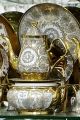 Cheeni Full Golden Dinner Set - 75 Pieces. 