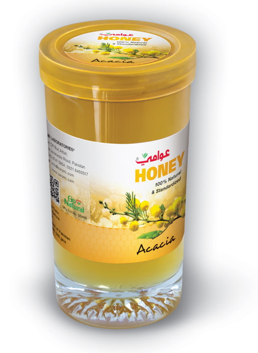 Awami Pure Honey 300g - Natural Raw Honey for Sweetening, Energy Boost & Digestive Health - Acacia honey