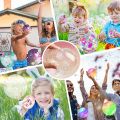 Nano Tape Balloon DIY Kit Fun Tape/ Nano Tape Plastic Bubbles Balloon Two Sided Tape for DIY Craft, Birthday Party Pool Party/1 Nano Tap Roll 3m Length 1 inch Width Double Sided Tap Only Use Hot Air For Soft The Tape & Make Unlimited DIY Craft. 