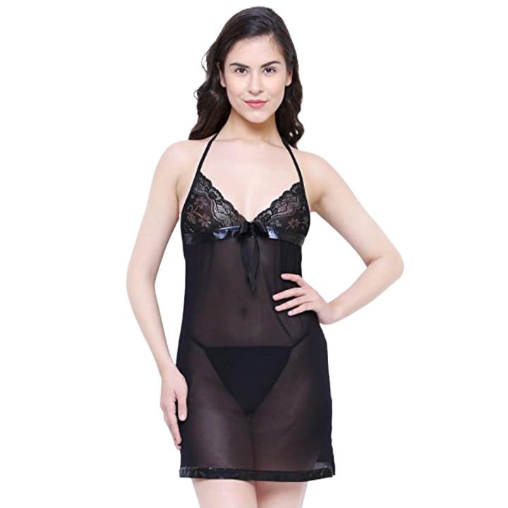 New Fashion Trendy Design Comfortable In washable Priumem quality   Short Nighty For Ladies Night Dress Net Nighty For Night Party. Club Cafa fior Woman And Ladieds