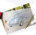 A4/A3 Size Artist’s Tracing Paper, 10 Sheets-Translucent Sketching and Tracing Paper for Pencil, Marker and Ink,. 