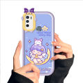 For Infinix Hot 9 Play Back Cover Cartoon Cute Girl Fairy Pattern Phone Case Monster Lens Soft Protective Cover. 