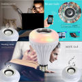 LED RGB Bluetooth Light Speaker Music Bulb with (Wireless Remote). 