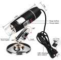 50X-500X Portable Digital Microscope Mini Camera Adjustable Magnification Electron Microscope For Students, Laboratory, Mobile Repairing and Kids With Built-in 8 LED Lights Plus Stand For Windows / Mac / Android ( ✅ 14 Days Money Back Guarantee! ). 