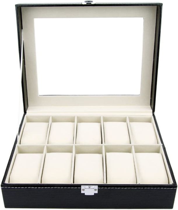 10%20Grids%20Watch%20Box%20PU%20Leather%20Watch%20Case%20Holder%20Organizer%20Storage%20Box%20for%20Quartz%20Watches%20Display%20Best%20Gift%20-%20Image%203