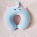 1 Piece Cute Cartoon U-shaped Pillow, Portable Unicorn Neck Pillow For Traveling, Outdoor Activities, Office Nap Pillow. 
