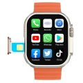 Smart Watch Best Price sim wali watch Smart Watch Daraz, 2025 with Bluetooth Calling Fitness Tracker Heart Rate Monitor Smart Watch Waterproof Smart Watch Apple Watch Clone Android iOS Compatible 49mm Smart Watch  2.09 Inch display Ultra series 8. 