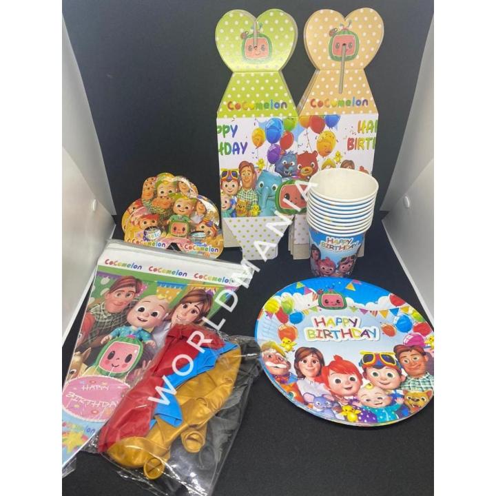 Cocomelon Birthday Party Theme (10 Person Set)