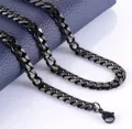 Black High Quality Neck Chain For Men -23INCH. 
