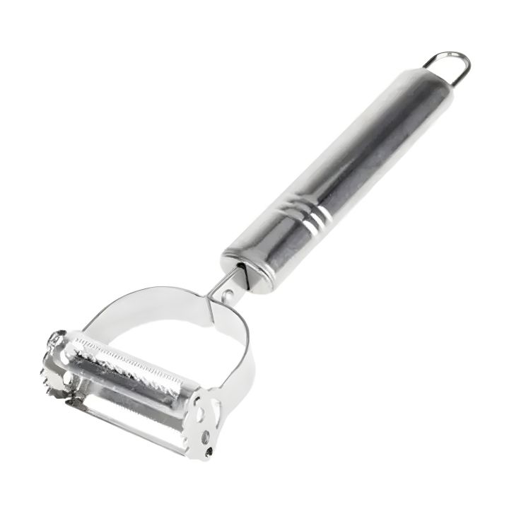 Multi-Function Stainless Vegetable Peeler Cutter, Stainless Steel Julienne Peeler and Double Planing Grater – Indispensable Kitchen Accessory