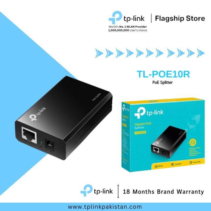 TP-Link Network PoE Splitter TL-POE10R  PoE Splitter - 18 Months Brand Warranty
