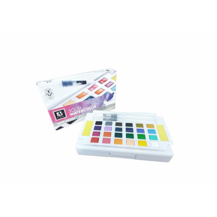 ART NATION SOLID WATERCOLOR SET OF 24 SDW24