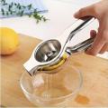 Large Bowl Lemon Squeezer Stainless Steel - Sturdy Manual Citrus Juicer, Premium Quality Lemon Juicer, Heavy Duty Solid Hand Juicer. 