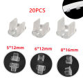 20PCS LED Strip Fix Clips Connector For Fixing Neon Light Plastic Buckle Ubest. 