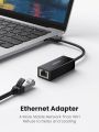 UGREEN Ethernet Adapter, USB to RJ45 10/100 Mbps Network Adapter for Laptop PC Compatible with Nintendo Switch/ Mac_Book/ Chromebook Surface/ Windows/ macOS/ Linux. 