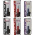 Pack of 6 Crystal Stamp Pad Ink Multi Color (1 Pcs). 