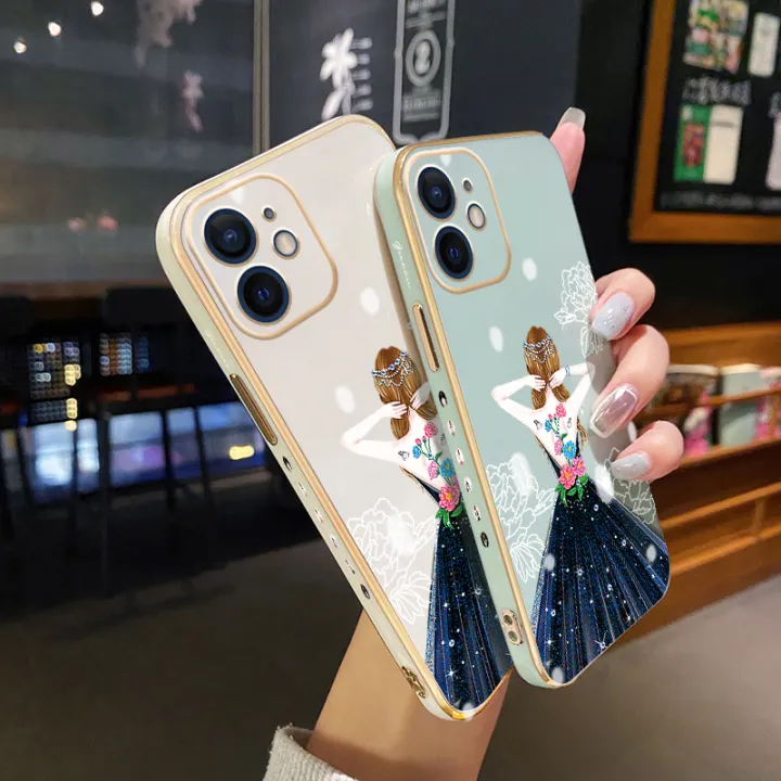 chenyyka%20For%20OPPO%20A92%20Case%20Plating%20Side%20Edge%20Square%20New%20Design%20Clear%20Princess%20Girl%20Phone%20Cases%20Pattern%20Silicone%20Casing%20Full%20Back%20Cover%20Camera%20Protect%20Shockproof%20Softcase%20-%20Image%207