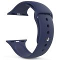 Dark Blue Silicone Replacement Strap for T500 Plus Smart Watch. 