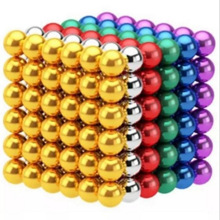 216Pcs 3mm Magnet Balls (6 Multi Color) Magnetic balls Gift