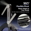 2 in 1 Charging Cable Type C with Invisible Foldable Stand – 240W Fast Charging Cable, Nylon Braided Type-C to Type-C, 360° Hidden Phone Holder, Charging Cable with Stand for Phones, Tablets & Laptops. 