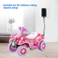 6 Volt Battery Charger for Child Ride On Car Rollplay Porsche 918 BMW X5 Audi R8 Spyder Kid Trax White Toddler Wildfire Quad. 
