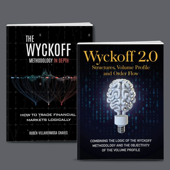 Combo Trading Books Set 1,The Wyckoff Methodology in Depth: How to trade financial markets logically 2,Wyckoff 2.0: Combining the logic of the Wyckoff Methodology and the objectivity of the Volume Profile (online Urdubazar)