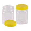 Pack of 4 Plastic Jars - Available in 3 Sizes Small Medium Large High Quality Plastic Material. 