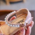 Oyamerbaby 21-35 Size Girls Korean Style Bow Sequin Dance Performance Princess Sandals. 