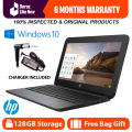 HP ORIGINAL Chromebook 128GB Storage 4GB Ram Most Demanded 5th Generation Laptop Chromebook With Charger & free Laptop Bag Gift Windows 10 Pre Installed Best for Online Work 6+ Hours Battery Timing Slim Easy to Carry Wifi & Bluetooth Supported. 